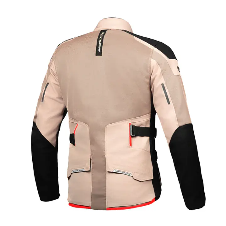 Ixon  |  7121103092  M-Njord Jacket - Sand/Black/Red - Master