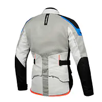 Ixon  |  7121103091  M-Njord Jacket - Light Grey / Blue/ Neon Red - Master