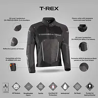 Ixon  |  7121103062  T-Rex Jacket - Black/Grey/White - Master