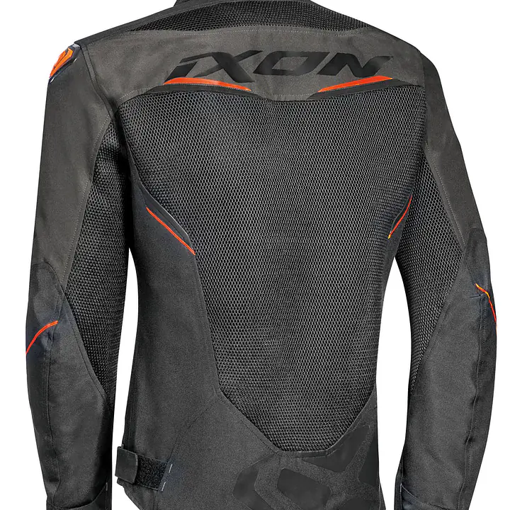 Ixon  |  7121104033  Draco Jacket - Black/Anthracite/Orange - Master