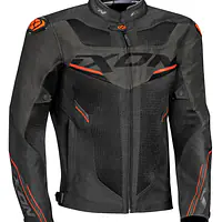 Ixon  |  7121104033  Draco Jacket - Black/Anthracite/Orange - Master