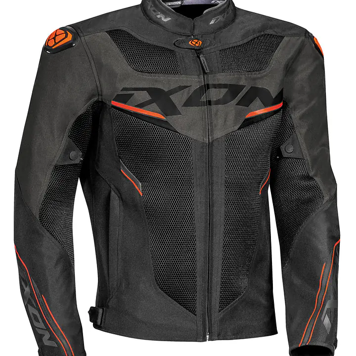 Ixon  |  7121104033  Draco Jacket - Black/Anthracite/Orange - Master