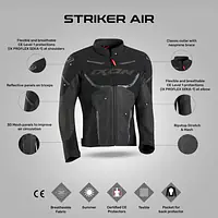 Ixon  |  7121103022  Striker Air Jacket - Black/Anthracite - Master
