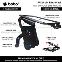 Bobo Gears  |  7493000151  BM10M - Waterproof Mirror (No Charger) - Master