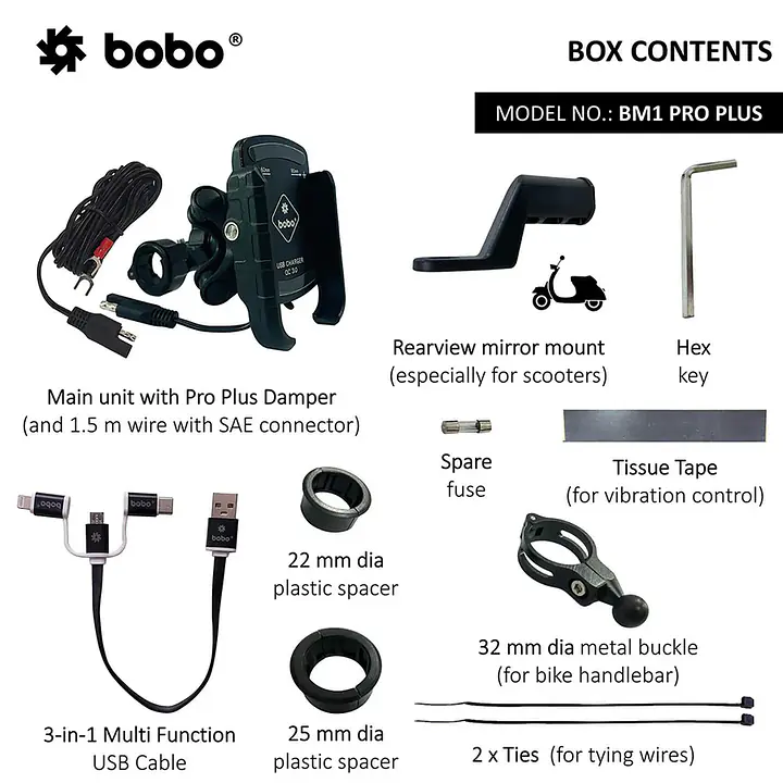 Bobo Gears  |  7493000291  BM1 PRO + PRO PLUS Vibration Damper - Master