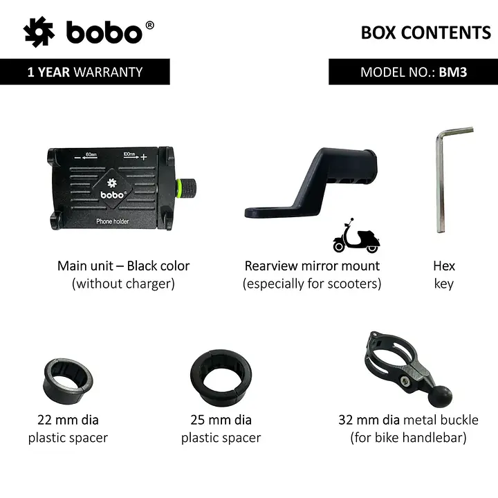 Bobo Gears  |  7493000041  BM3 - Aluminium (No Charger) - Master