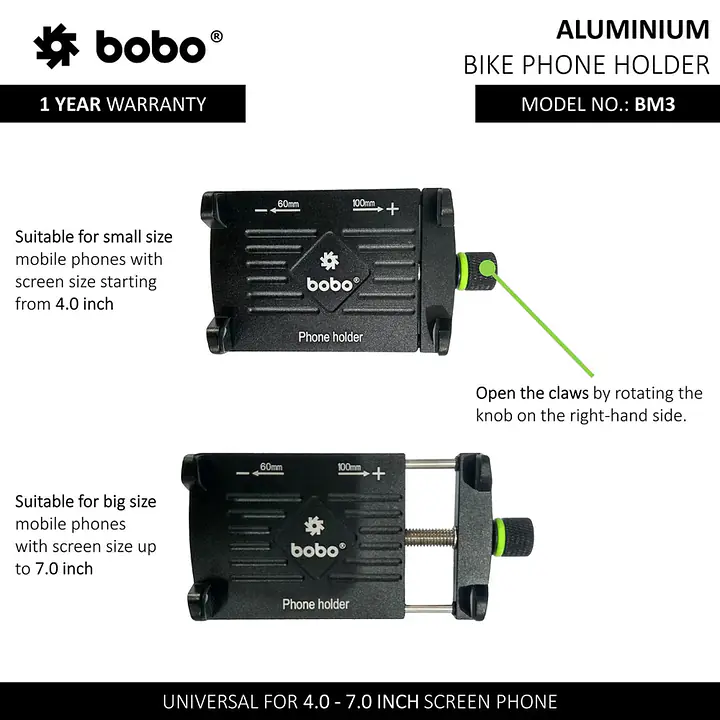 Bobo Gears  |  7493000041  BM3 - Aluminium (No Charger) - Master