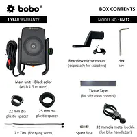 Bobo Gears  |  7493000201   BM12 - Fast Wireless + USB-C Charger - Master