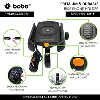 Bobo Gears  |  7493000201   BM12 - Fast Wireless + USB-C Charger - Master