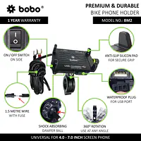 Bobo Gears  |  7493000031  BM2 - Aluminium With 2.5A Charger - Master