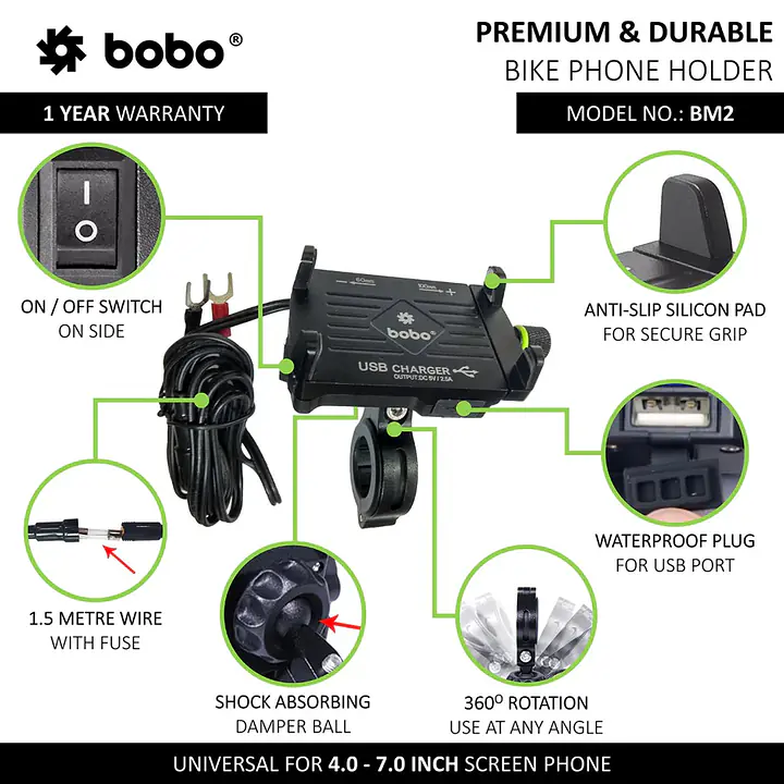 Bobo Gears  |  7493000031  BM2 - Aluminium With 2.5A Charger - Master