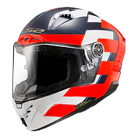FF805 THUNDER CARBON GP ALLIANCE RED WHITE BLUE HELMET (FIM CERTIFIED) - 1748198612ZF96 - Master