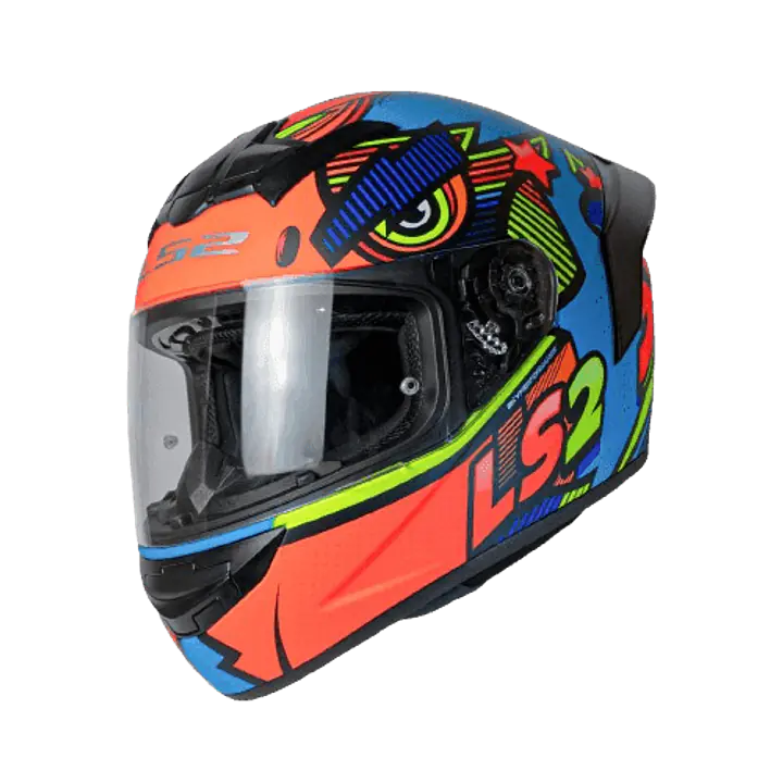 FF352 ROOKIE KHAN MATT BLUE HI-VIZ ORANGE - 17482005644X1I - Master